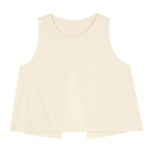  Light Nude Yoga Wear European and American Slim Fit Slim Back Sleeveless Blouse Fitness Sports Vest for Women