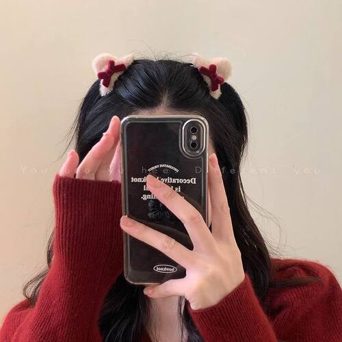 New half-up hair style small claw clip for women, high-end princess hair accessories, clip at the back of the head, front forehead, side hair clip