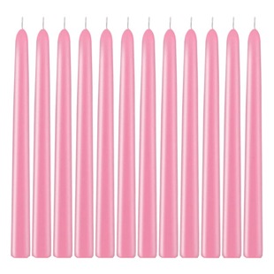 Factory Direct sales rod wax European-style tapered long rod wax orange candle smoke-free non-dripping tear color tapered rod wax candle