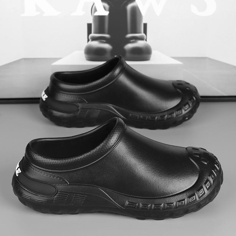 Zapatos de algodón simples para hombre nuevo tacón de bolso fondo suave impermeable antideslizante cálido pareja todo fósforo zapatillas de fondo de neumáticos al aire libre invierno