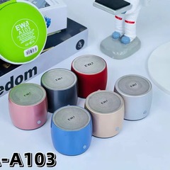 EWA-A103ミニbluetooth屋外ポータブル超重低音金属bluetoothスピーカー工場直販