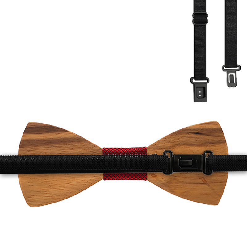 Wooden bow tie for adults, set, scarf, 2021 collection 4