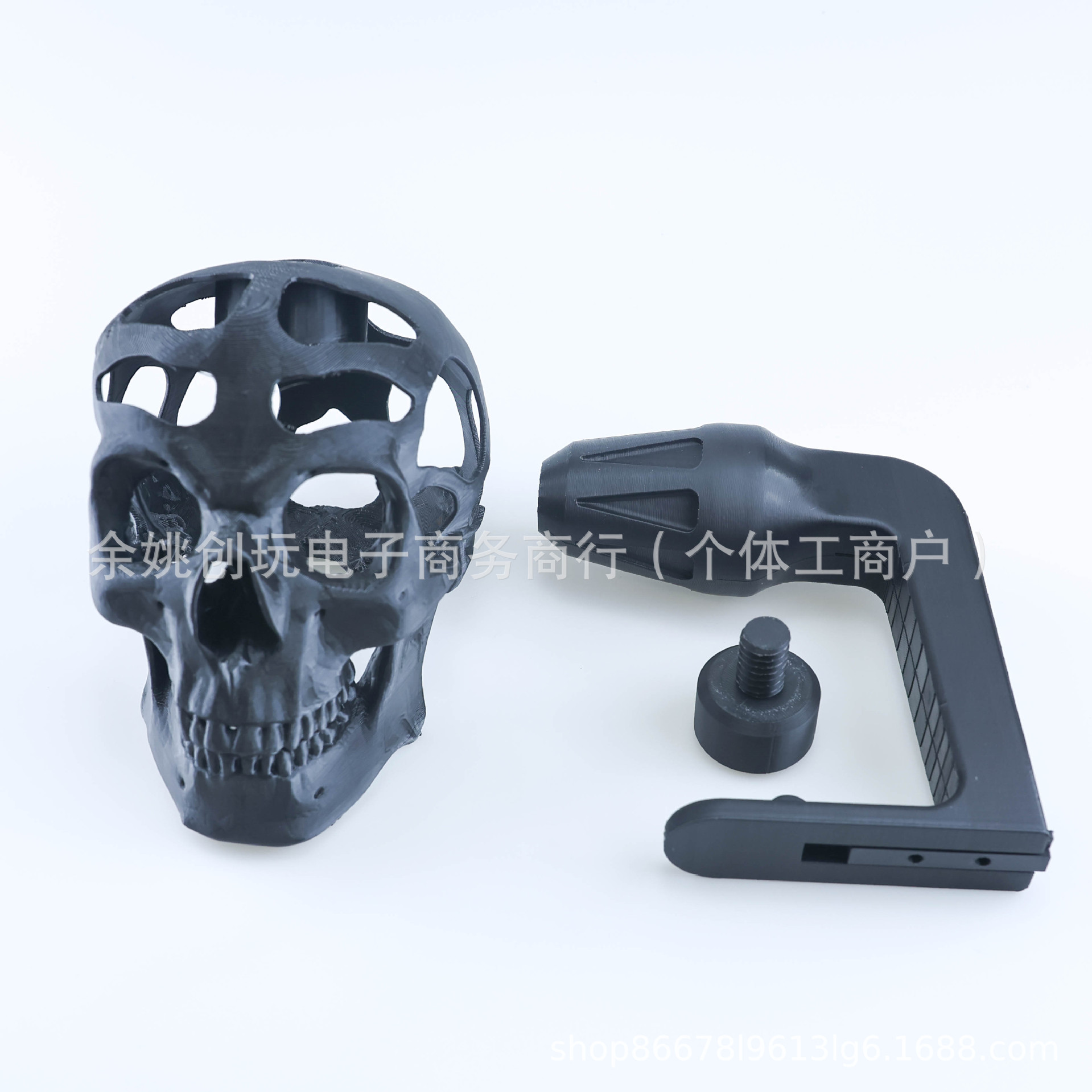 Transfronterizo nueva estación independiente 3D Skull Helmet Display Package