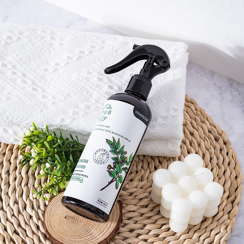 Qing Huajiao Dust Mite Spray for Home Use, No-Wash Bedding Dust Mite Killer, Pet Dog Friendly, Natural Plant Herbal Spray