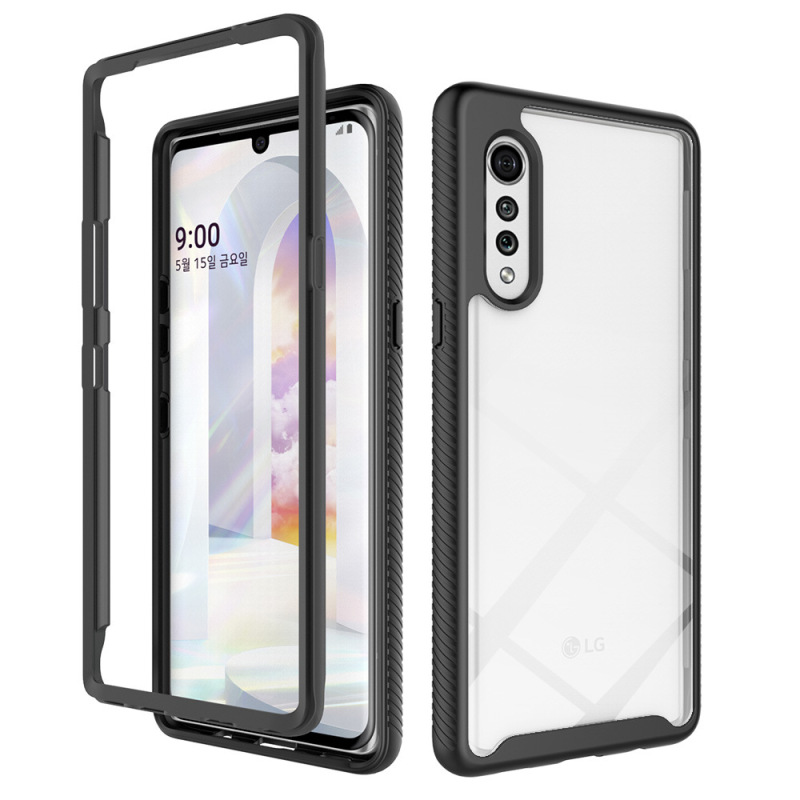 Suitable for Lg Velvet 5g, Solid Color Starry Sky Two-In-One Anti-Drop Phone Case, Popular in Europe and America