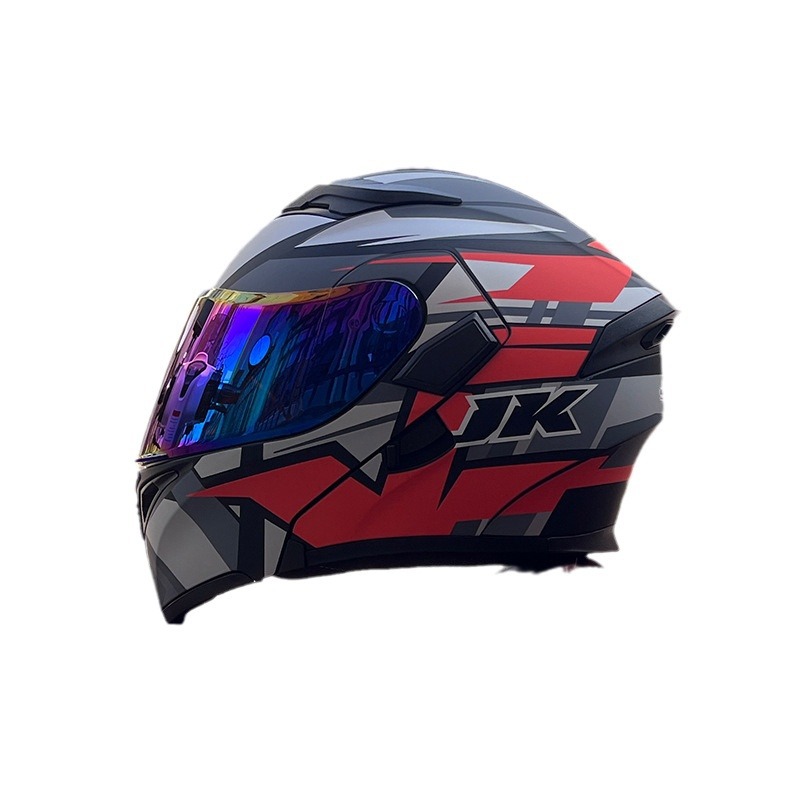 JIEKAI casco de motocicleta casco completo de motocicleta para hombres y mujeres Bluetooth casco de exposición casco de coche eléctrico 3C certificación