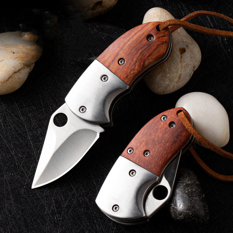 厂家户外刀具 防身刀 求生折叠刀 多功能水果刀 迷你小刀