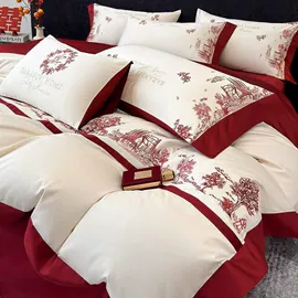 四件套;纤维被;床罩床笠