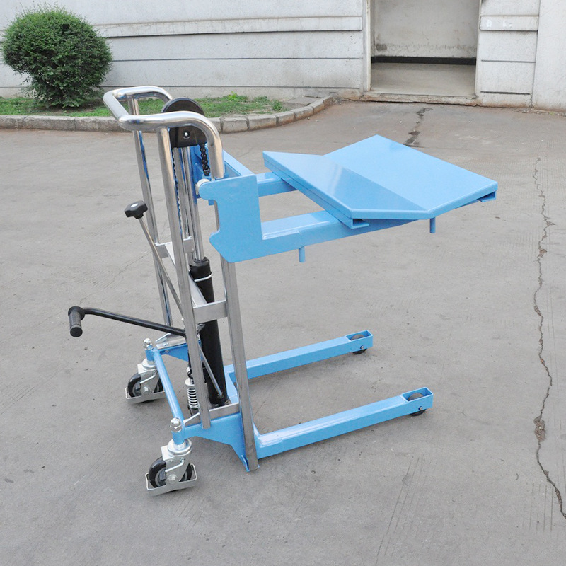 供应轻型手动液压堆高车 圆形物料搬运铲车 PFV卷筒电动升降叉车