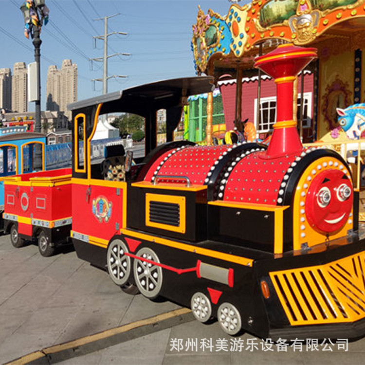 Henan Zhengzhou indoor trackless small train 72 trackless small…