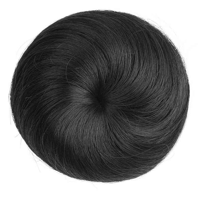 Fábrica al por mayor estilo coreano Media bola cabeza peluca bolsa pelo recto flor corsé pelo anillo hebilla banda de goma cordón peluca Bud