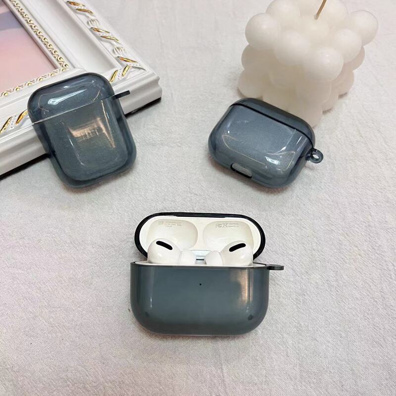 Airpods1/2 proアップルの3世代イヤホンカバーの透明tpuソフトシェルアップルbluetooth保護カバーを適用します。|undefined