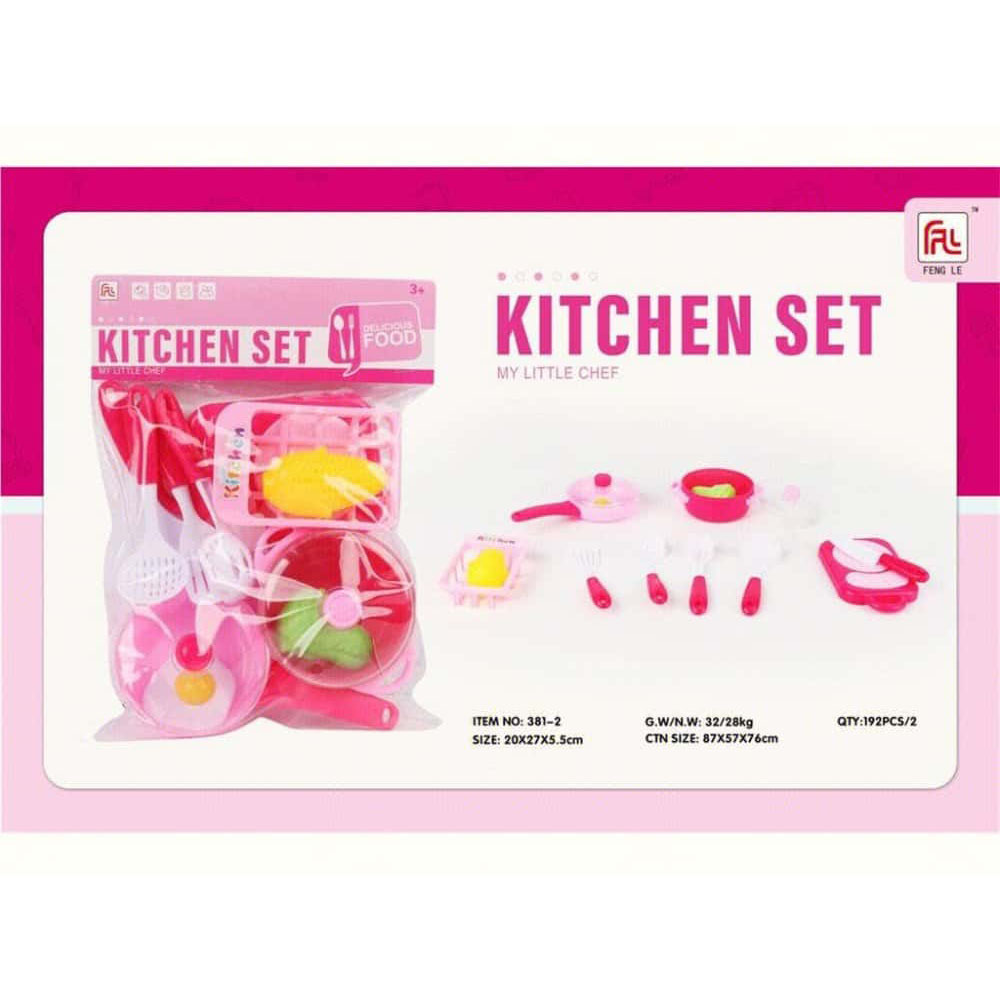 Transfronterizo amazonas simulación divertida para niños cocinar juguetes de cocina bolsa de regalo de cumpleaños