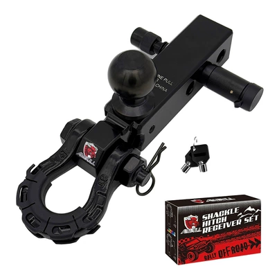 New Off-Road Trailer Hook Extended Other Car Modifications - black-8tblack-aluminum-alloy-ball-head-armlock