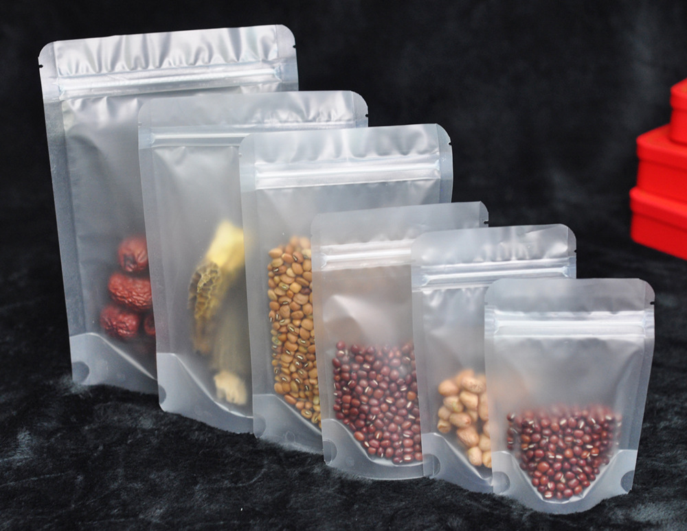 Customized frosted stand-up bags for food, nuts, dried fruits, sealed packaging bags, sweet potato chips, snacks, thickened sealed bone bags pic 9