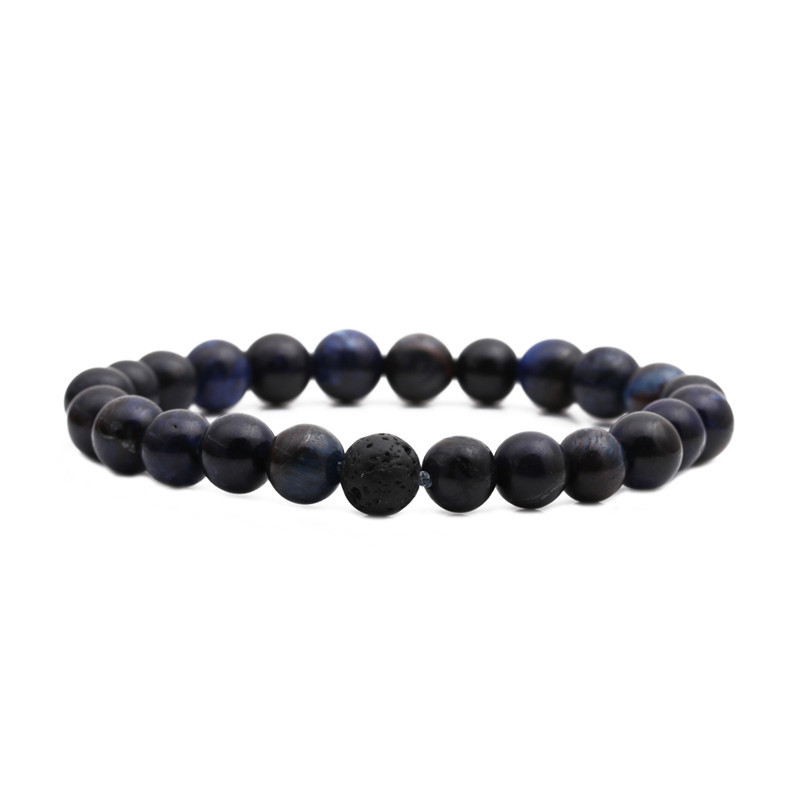 Simple New Volcanic Stone Bracelet display picture 5