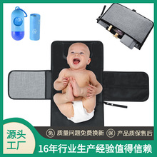 亚马逊热款婴儿换尿布垫防水PEVA婴儿隔尿垫便携式纸巾婴儿尿布垫
