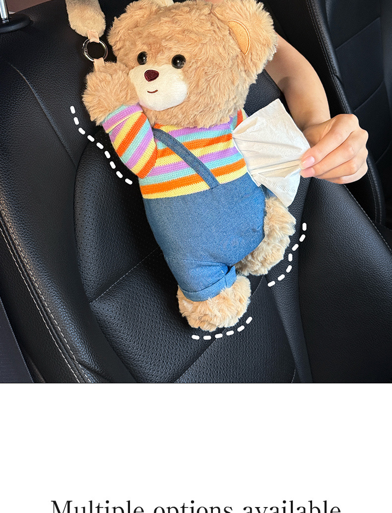 Car Tissue Box Hanging 2025 New Cute and Beautiful Doll Car Tissue Hanging Bag Female Car Tissue Box
