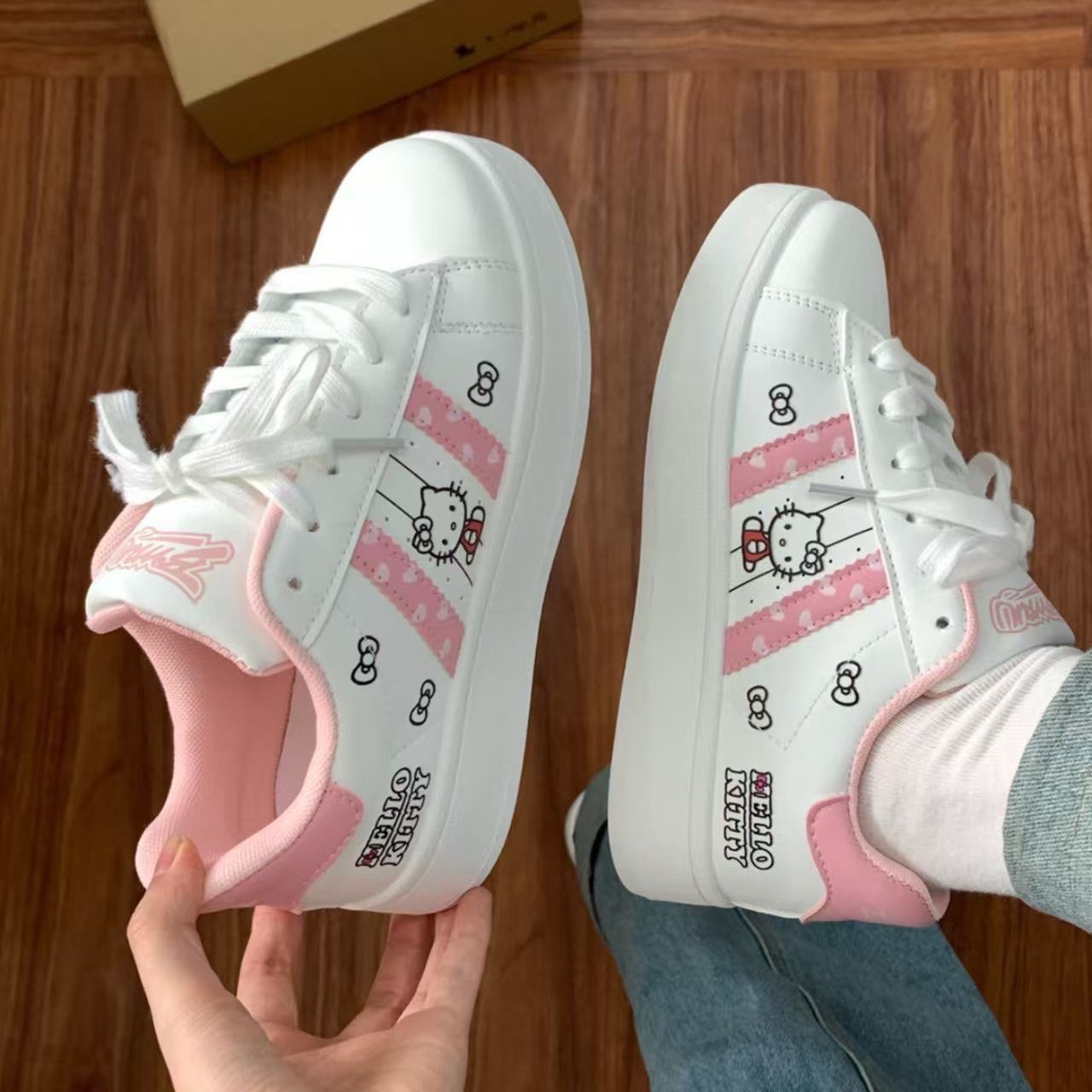 Kitty Shell zapatos para mujeres 2025 nuevo primavera y otoño retro nicho de altura zapatos de verano versátiles zapatos de skate