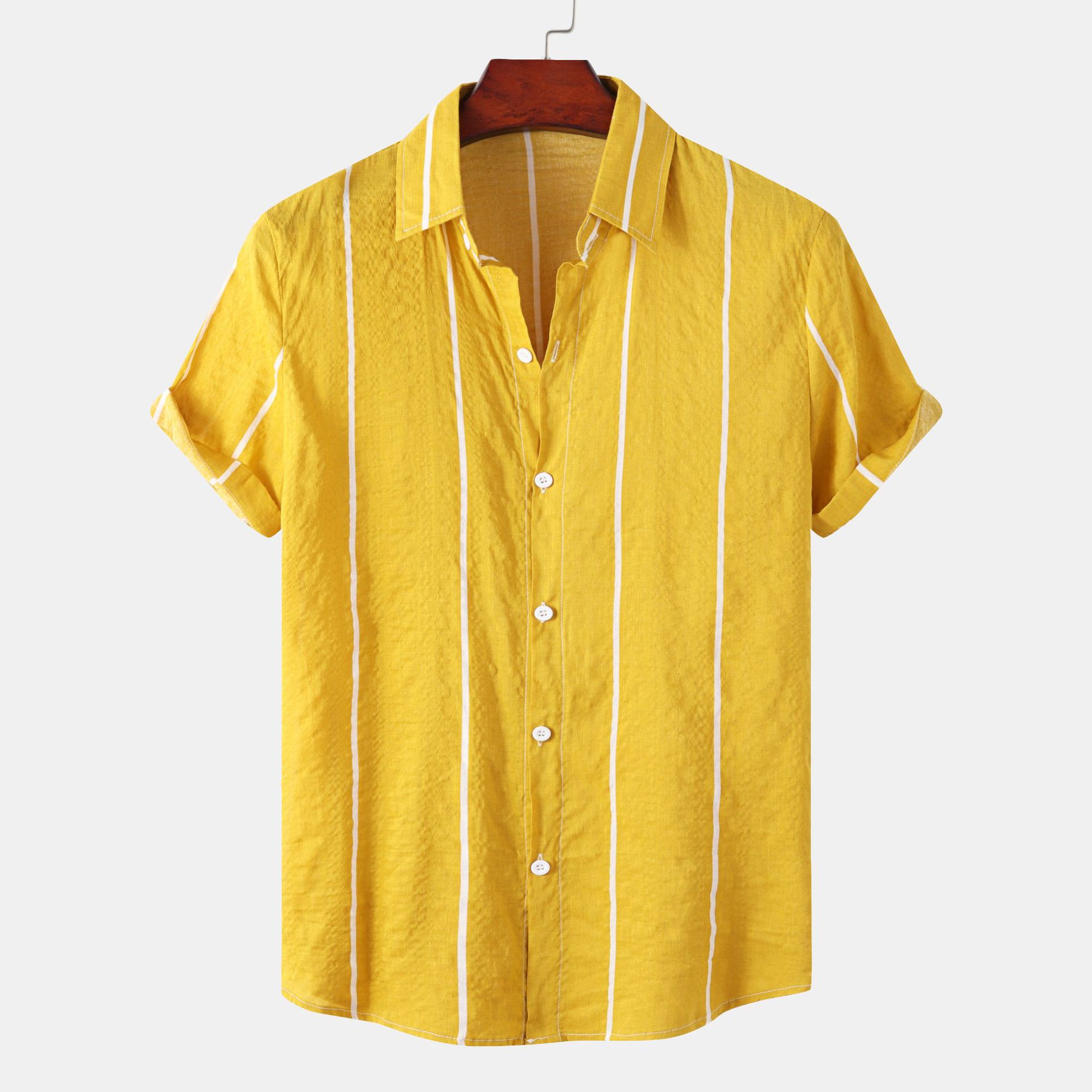 Casual Short Sleeve Shirt in White