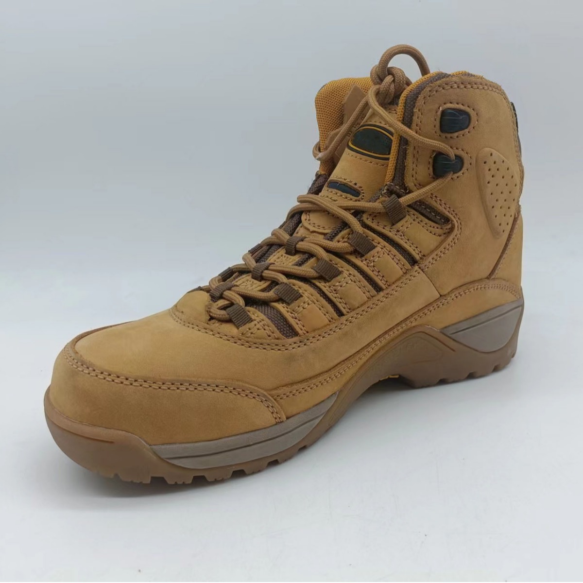 劳保鞋男钢包头防砸防刺穿防护鞋 中帮轻便透气户外运动登山鞋