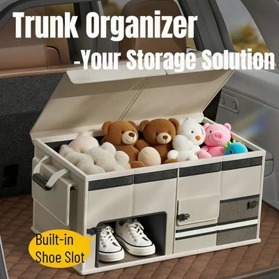 Trunk Storage Box, Foldable: Car storage bag/box