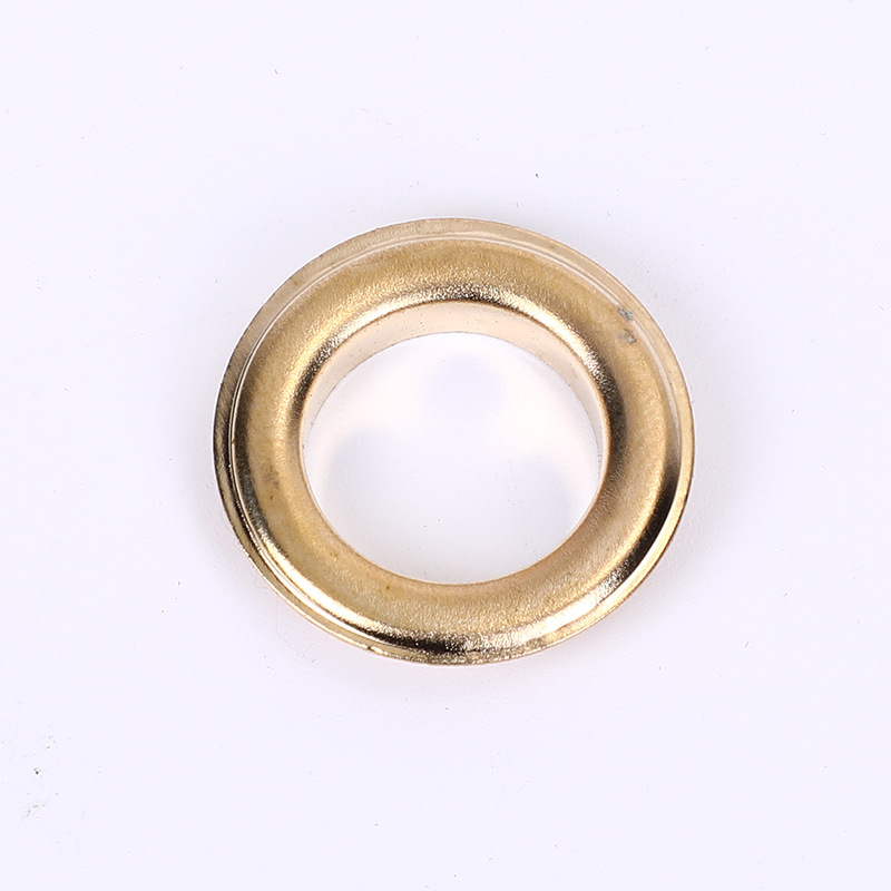 Hebilla de ojo de metal, cinturón, accesorios para zapatos, tela de lámpara, hebilla perforada, equipaje, accesorios de hardware, hebilla de ojo de pollo de borde redondo