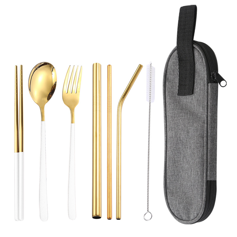 플래티넘 7 종 세트/다크 그레이 가방