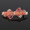 Hairgrip with bow, drill, hair accessory, hairpin, elegant ponytail for adults