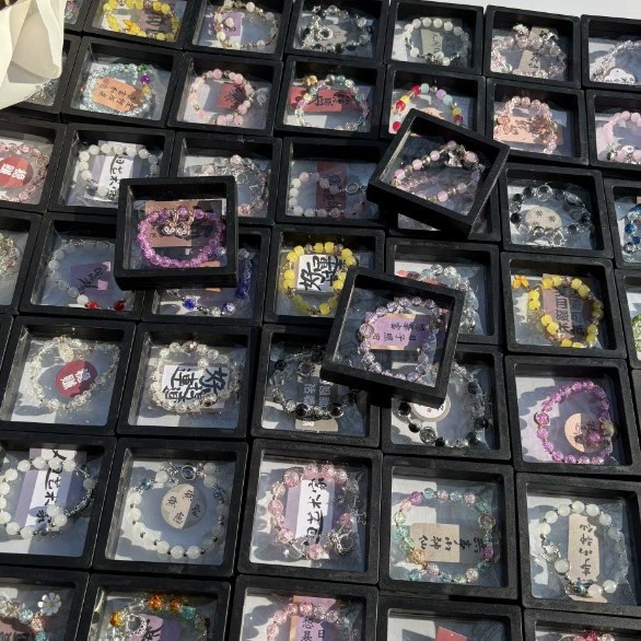 【1000 Box Wholesale】Ночной рынок ярмарка храмовые рынки браслеты на станке, стеклянные изделия ручной работы, новый китайский стиль самый модный стиль