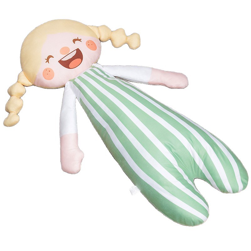 Almohada Larga de Acompañamiento para Dormir de Poliéster Desmontable Lavable para Niños image 5