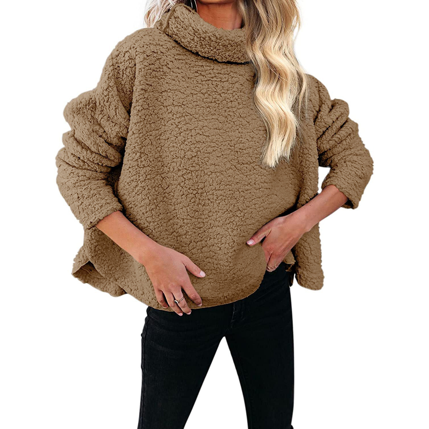 Women's Blouse Long Sleeve Sweaters & Cardigans Fashion Solid Color display picture 1