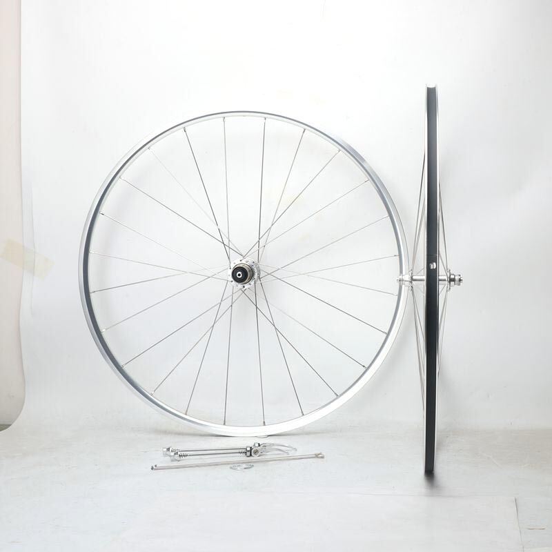 Road wheel set 700C double-layer aluminum alloy lightweight v brake 4 Peilin 11 speed 100-130 bicycle hub