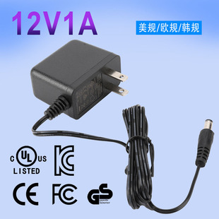 12V1A Power Adapter American Etl China 3C/Kc Pse Certified Monitoring Set-Top Box Light Bar Power Supply