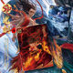 The magic child of the card tour is making the sea. The card spirit flame bag is a day bag. 1 whole box of 2 yuan bags around the collection card movie.