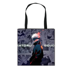 Sorry back to battle shopping bags men and women commuting casual shoulder bags students cartoon ins storage bag cross-border