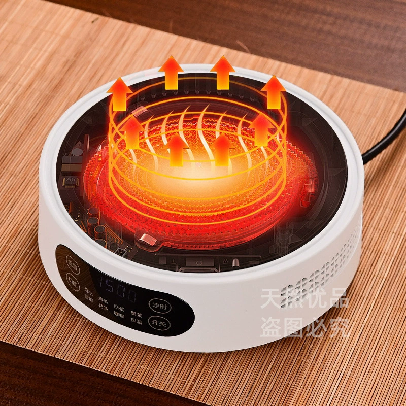 Michu 1500W электрическая керамическая плита с вентилятором, чайник-тип, бытовой оздоровительный чайник для на пару и подъёма, декоративный набор кастрюль