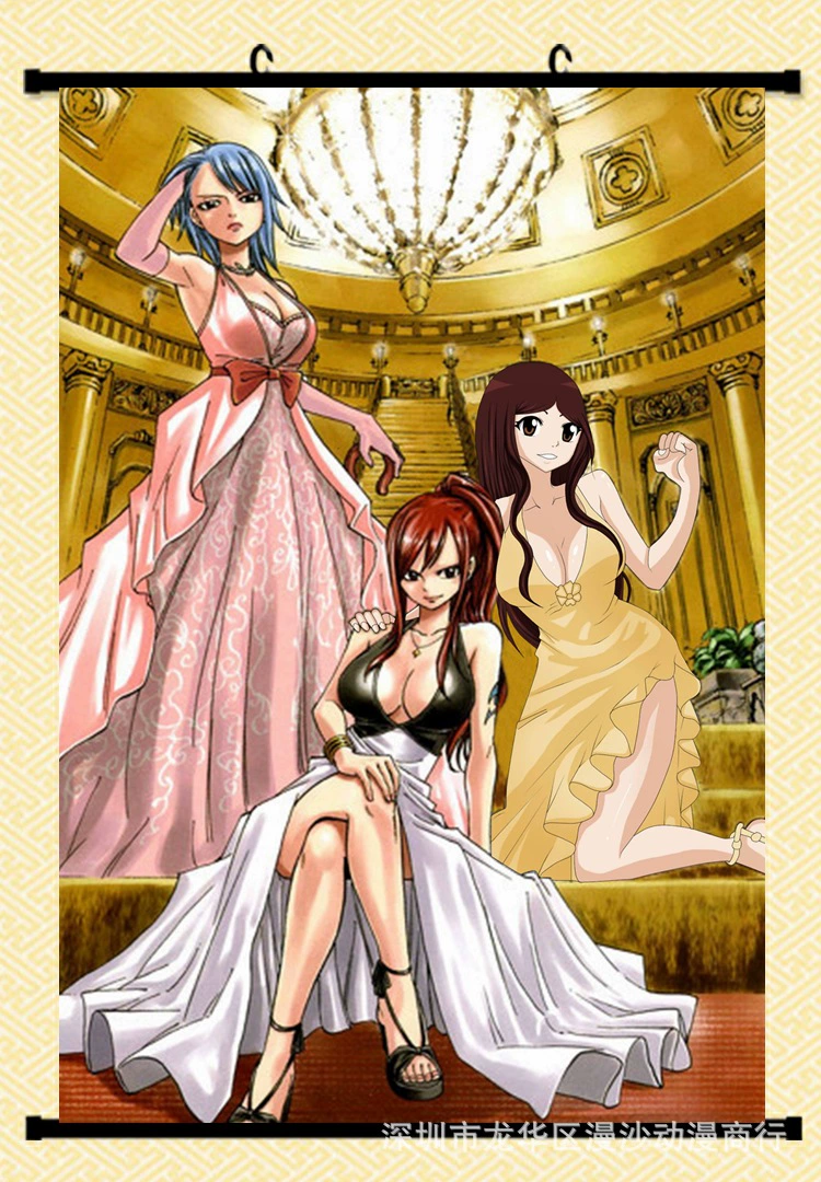Плакат "Fairy Tail" магия тьмы, выставочный постер, зарубежная торговля