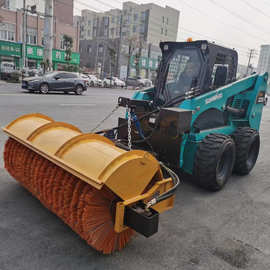 车载式除雪滚刷自带动力滚雪刷车载式除雪刷道路扫雪滚刷现货供应