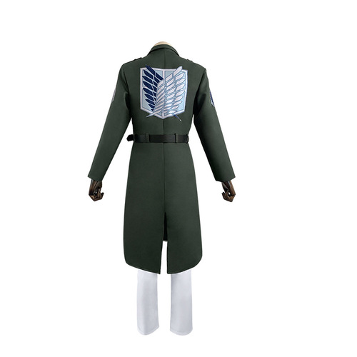 Wings of Liberty Attack on Titan cos suit Survey Corps uniform commander cosplay anime army green windbreaker