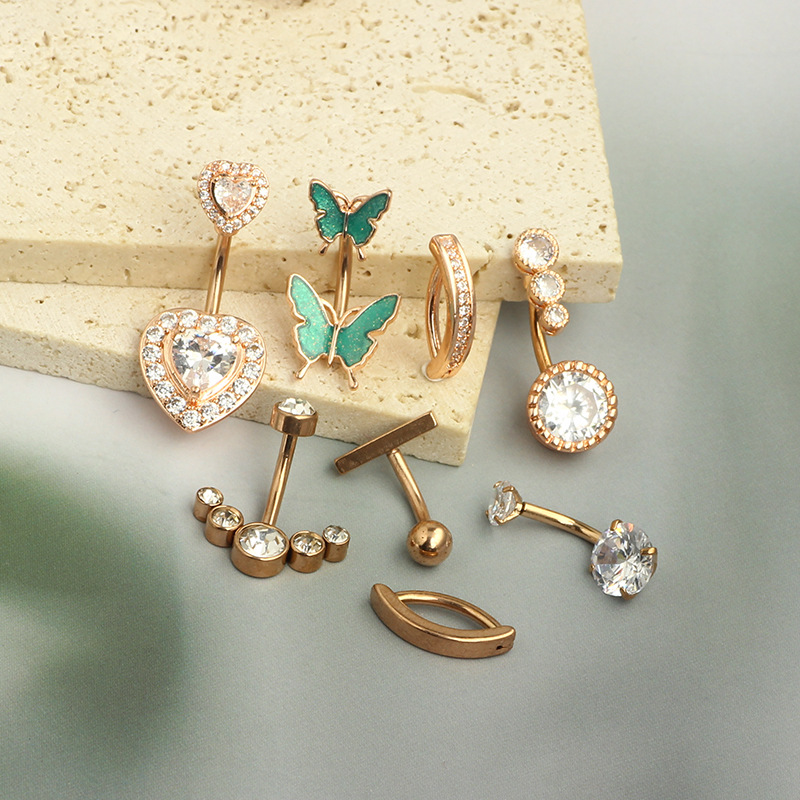 Labret piercing jewelry detail image