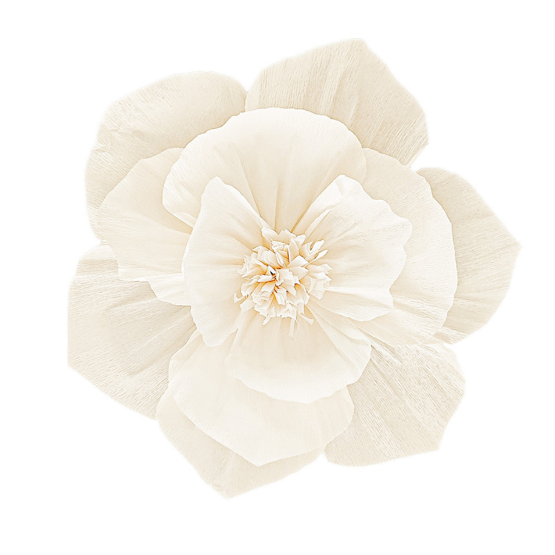 色のしわの紙の花は厚くて立体の紙の花の芸のしわの紙の誕生日の結婚式のテーマのパーティーのウェディングルームは装飾を配置します。|undefined