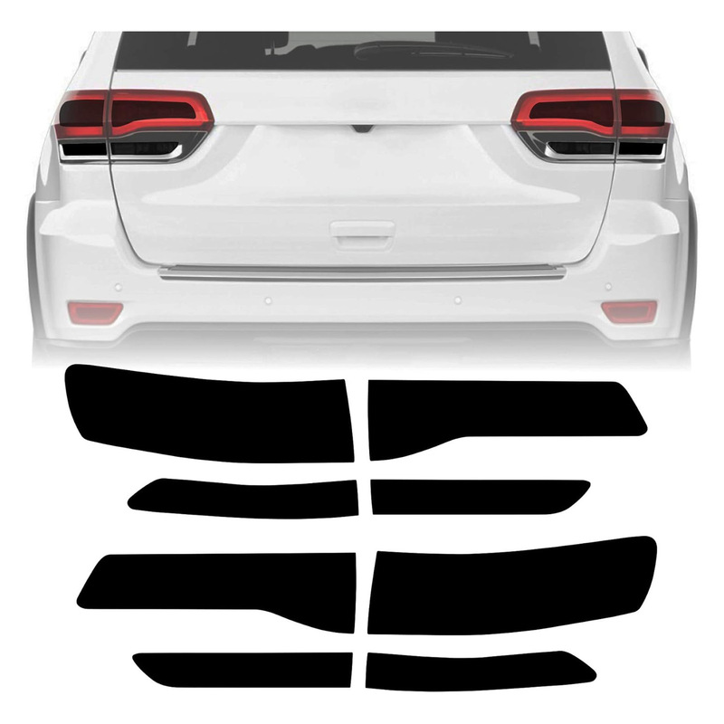 Suitable for Jeep Grand Smoked Tail Lamp Rear Fender Vinyl Film Lamp Film Pre-cut Overlying Tail Lamp Wrap
