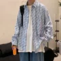 宽松新款男女老花衬衫