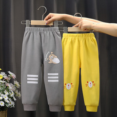 2023 Casual Boys' and Girls' Leggings for Children, Long Pants for Babies and Toddlers, Sports Leggings for Infants and Toddlers, 0-6 Years, Spring and Autumn Leggings