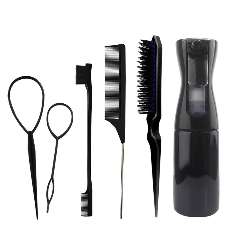 クロスボーダー卸売美髪ツールセットヘアライン櫛ブラシ化粧櫛高圧持続噴霧スプレーポットの髪の形|undefined