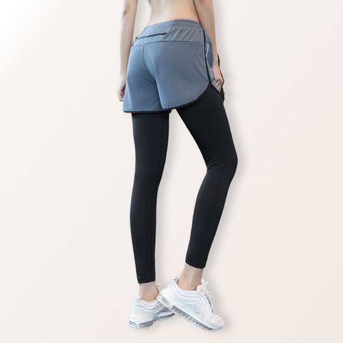 Sports tights for women, slimming and long legs, running and fitness sports pants for women, high elastic lining, quick-drying trousers