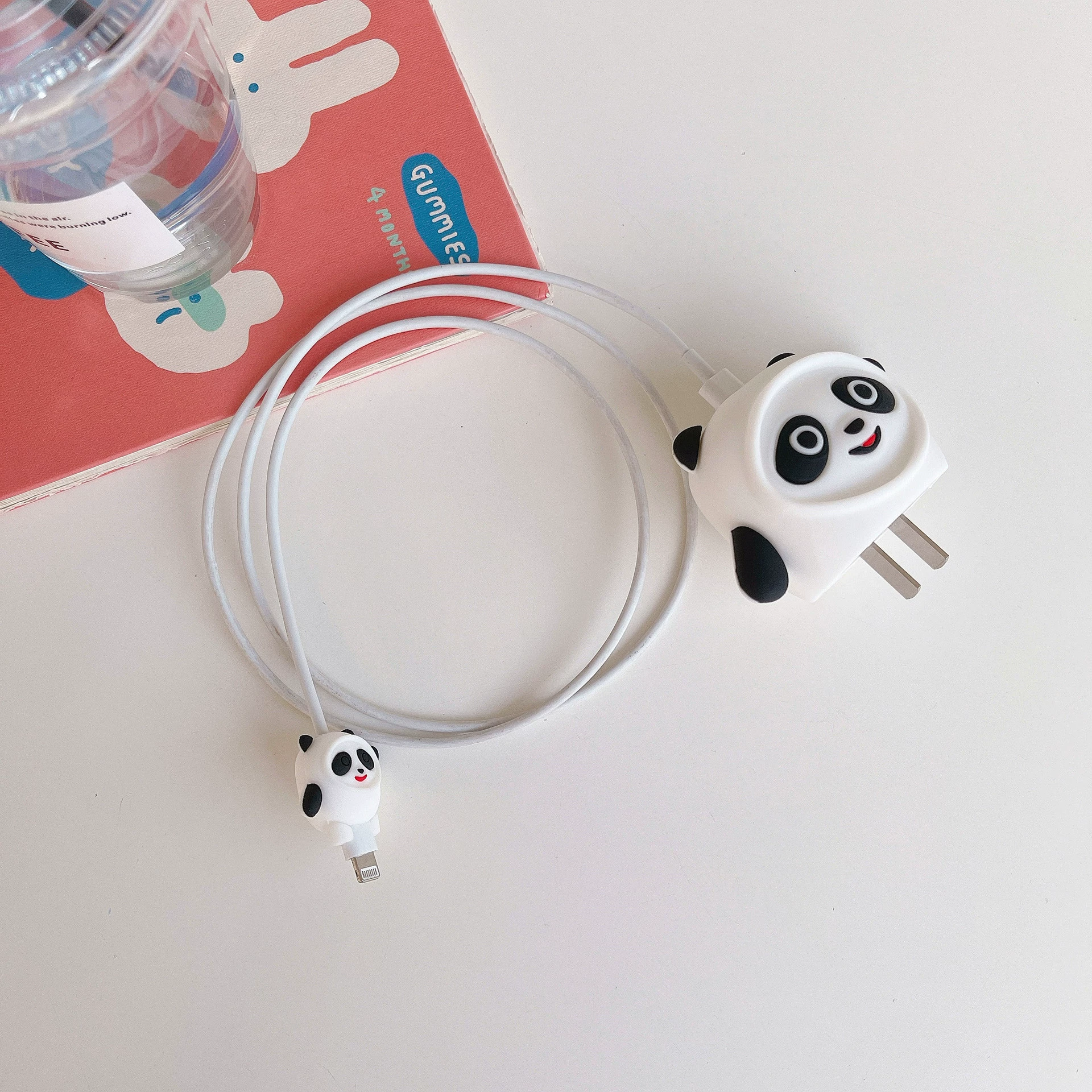 Apple, cartoon charger, protective case, 20W