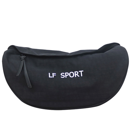 乔戈夏季新款休闲斜跨包女包新月形单肩大包大容量运动日常后背包