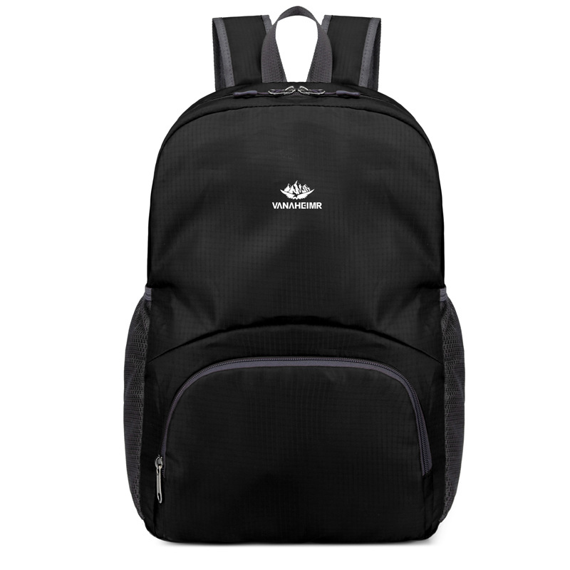 Mochila deportiva al aire libre nueva mochila multifuncional ligera de gran capacidad para imprimir logo moda simple bolsa plegable